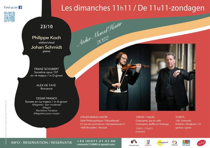 Concert à l’atelier Marcel Hastir